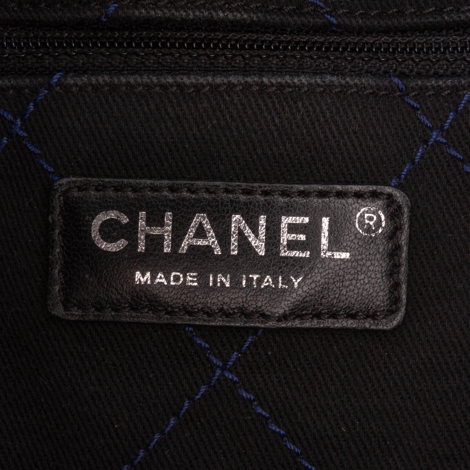 Chanel XL Quilted Caviar Shopping Fever Tote