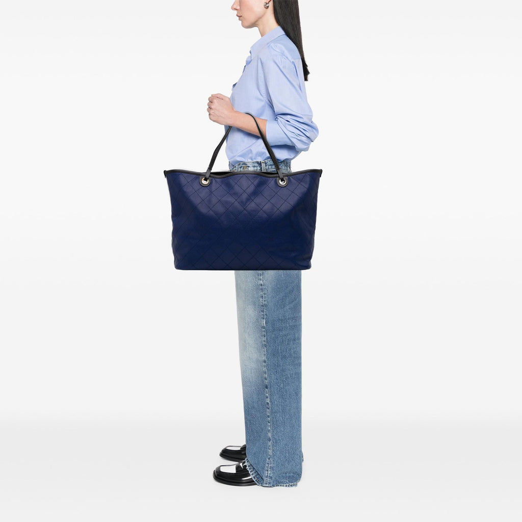 Chanel XL Quilted Caviar Shopping Fever Tote