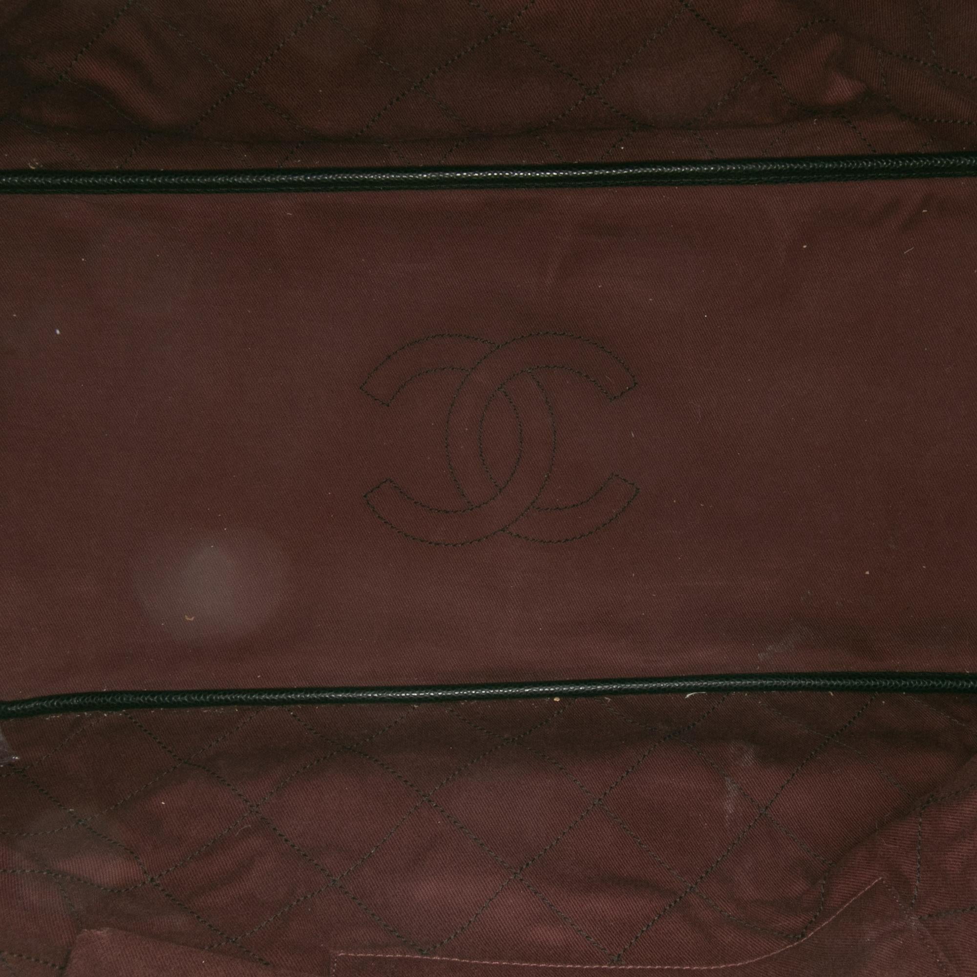 Chanel XL Quilted Caviar Shopping Fever Tote