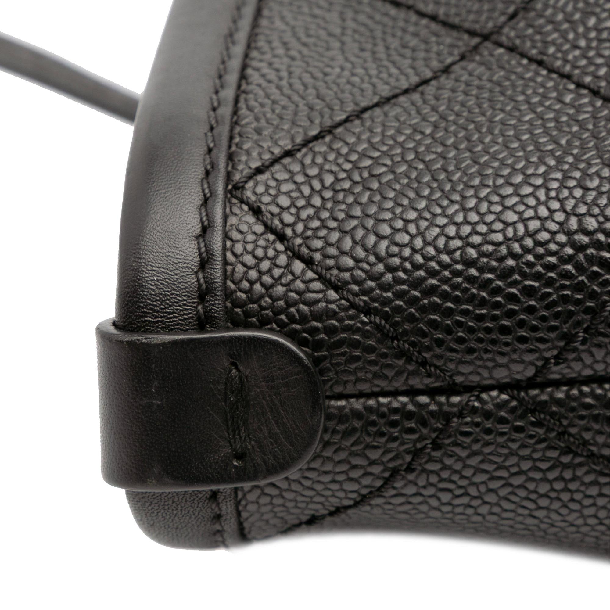 Chanel XL Quilted Caviar Shopping Fever Tote