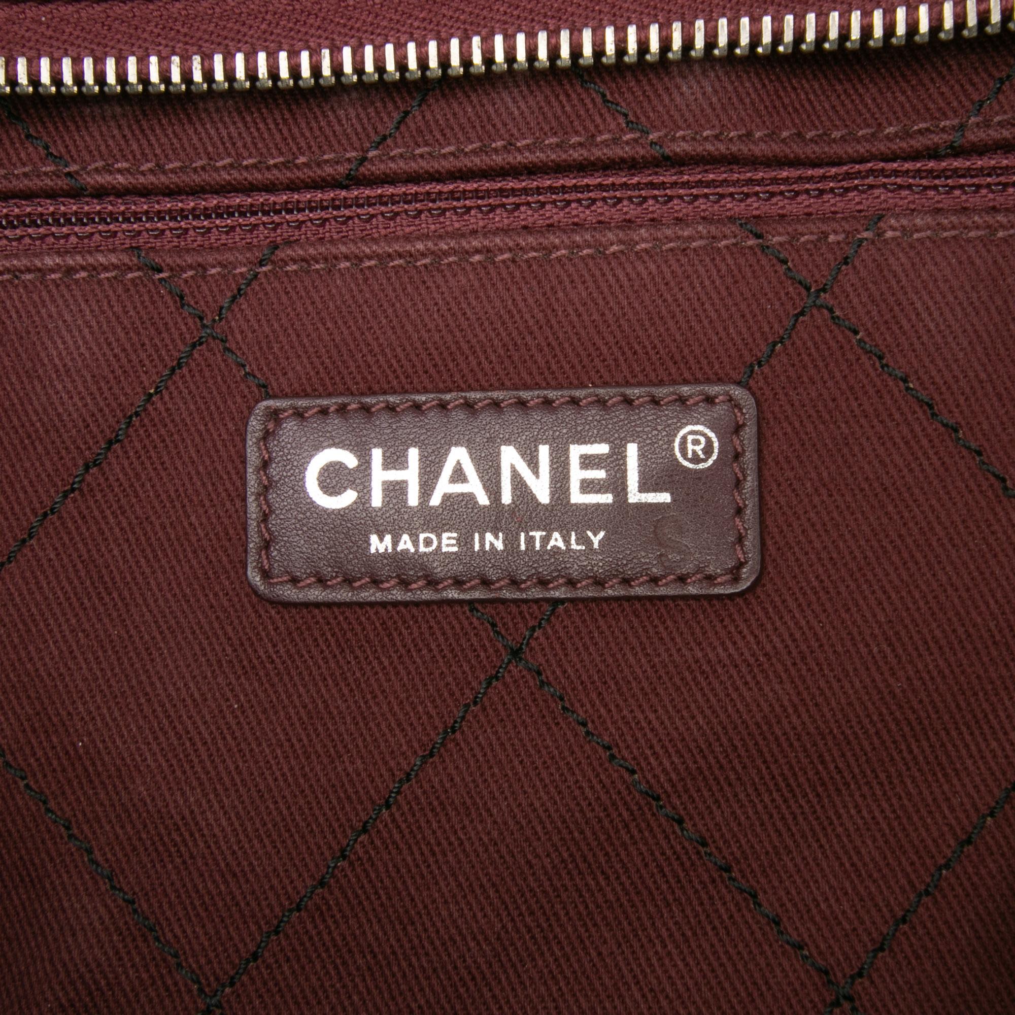 Chanel XL Quilted Caviar Shopping Fever Tote