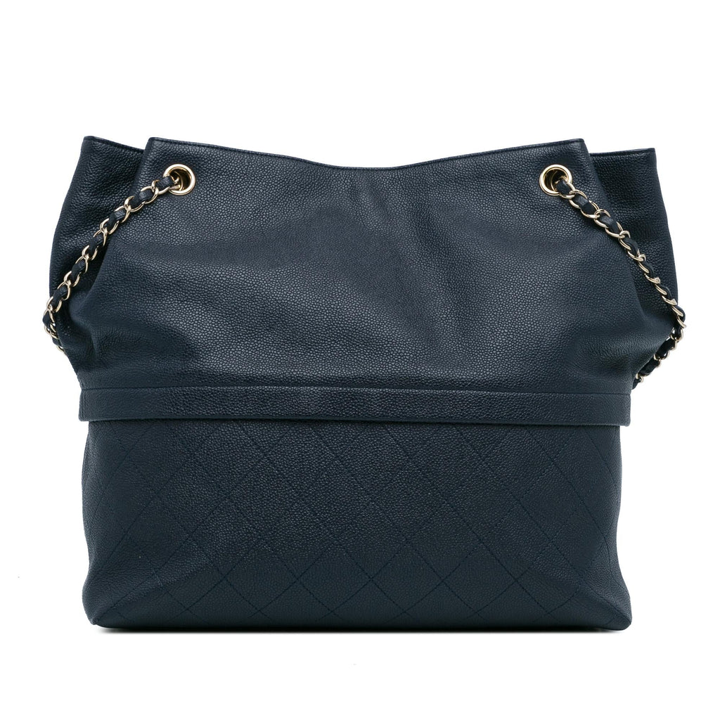 Chanel Zip and Carry Shopping Tote (SHG-DcefDx)
