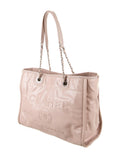 CHANEL Glazed Calfskin Deauville Tote