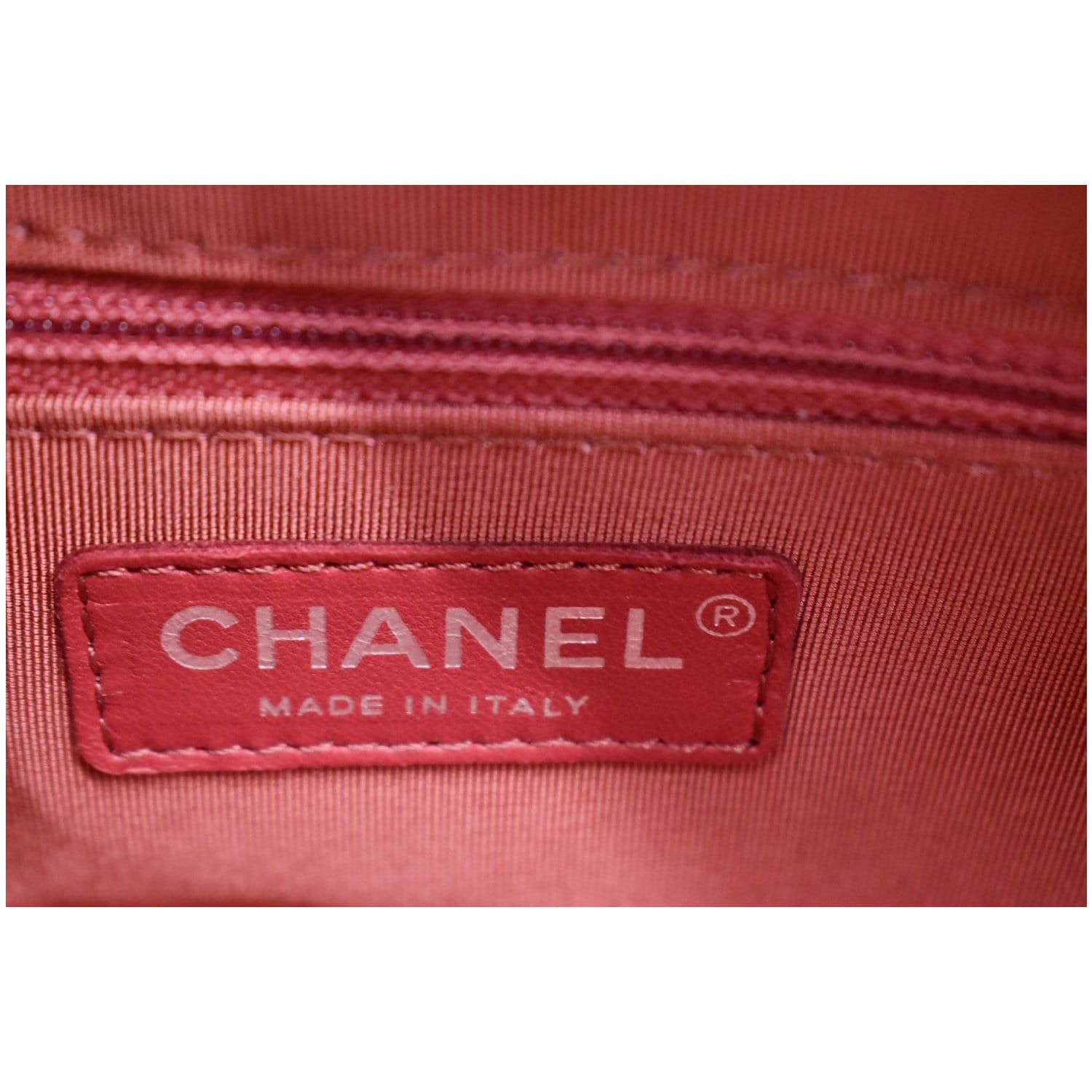 CHANEL Gabrielle Small Aged Calfskin Leather Hobo Crossbody Bag Orange