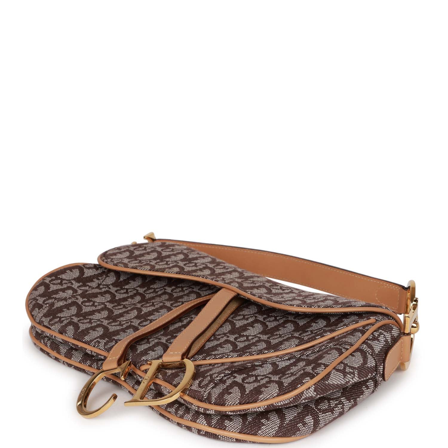 Christian Dior Saddle Bag Rasta Trotter Canvas Silver Hardware