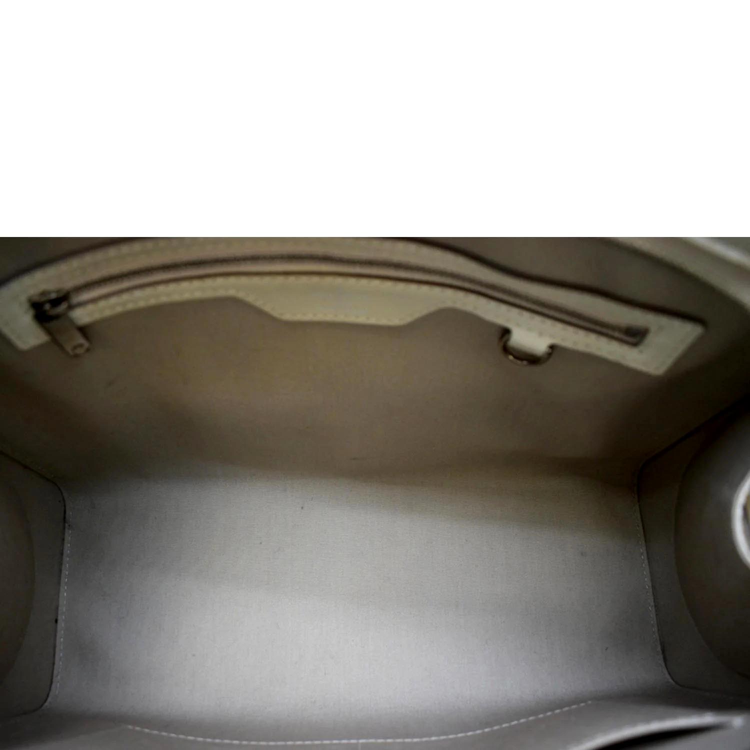 LOUIS VUITTON Brea MM Epi Leather Satchel Shoulder Bag Ivory