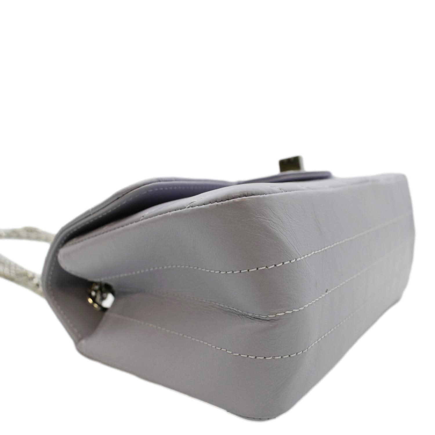 CHANEL Reissue Flap Aged Calfskin Shoulder Bag Light Purple