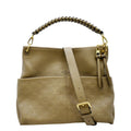 LOUIS VUITTON Maida Monogram Empreinte Leather Hobo Shoulder Bag Dune