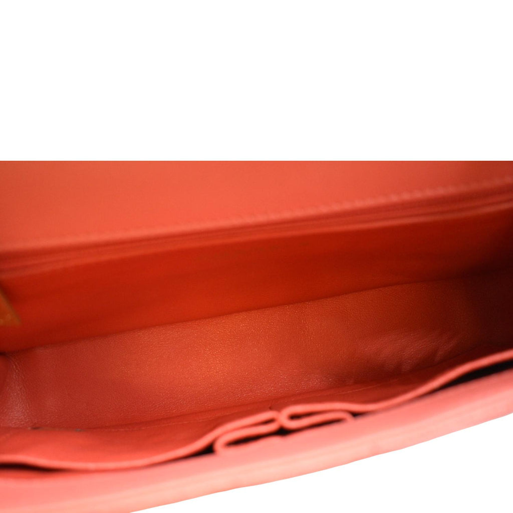 CHANEL CC Filigree Small Flap Caviar Leather Crossbody Bag Red