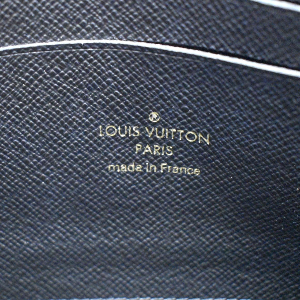 LOUIS VUITTON Double Zip Pochette Reverse Monogram Giant Crossbody Bag Brown