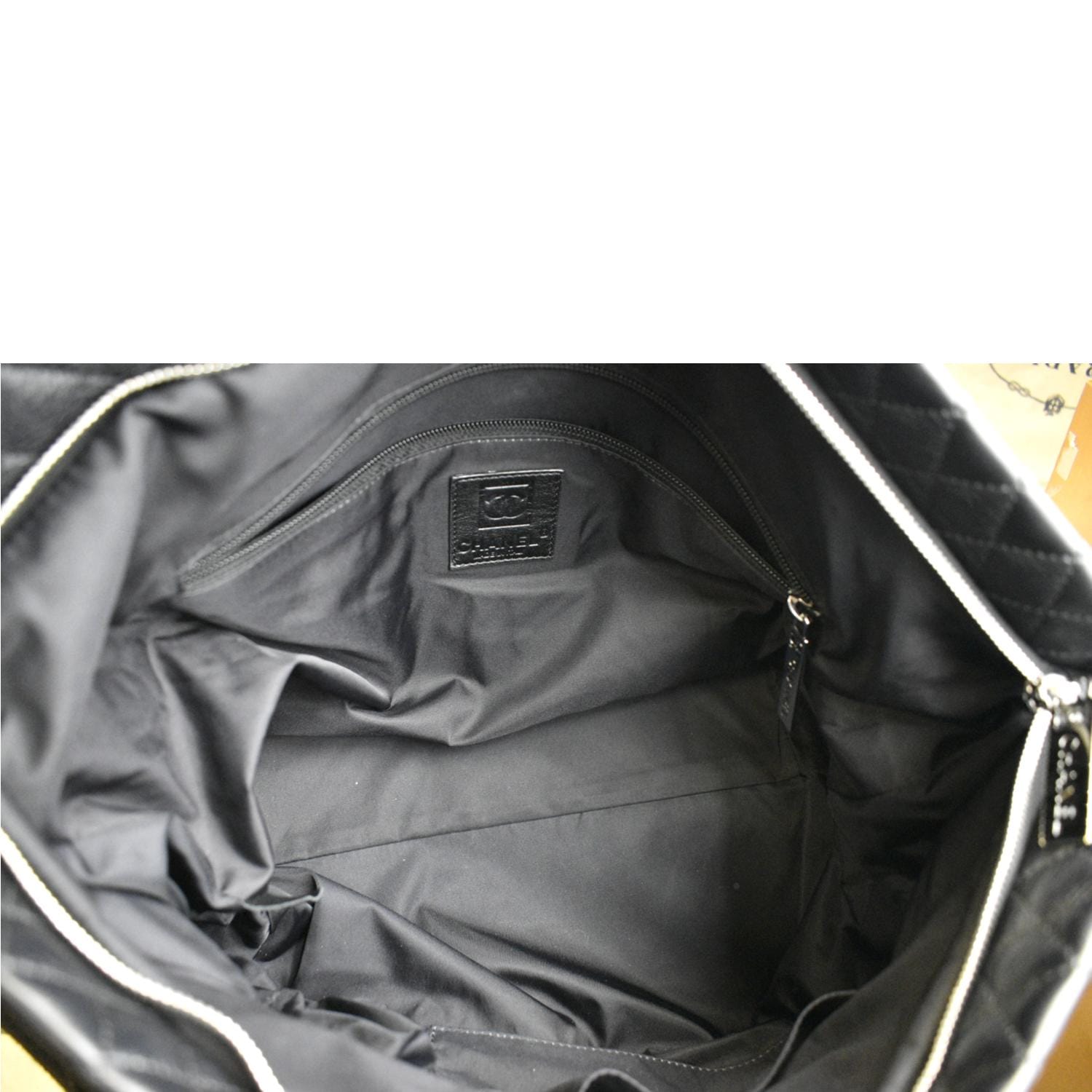 CHANEL 2way Leather Shoulder Bag Black