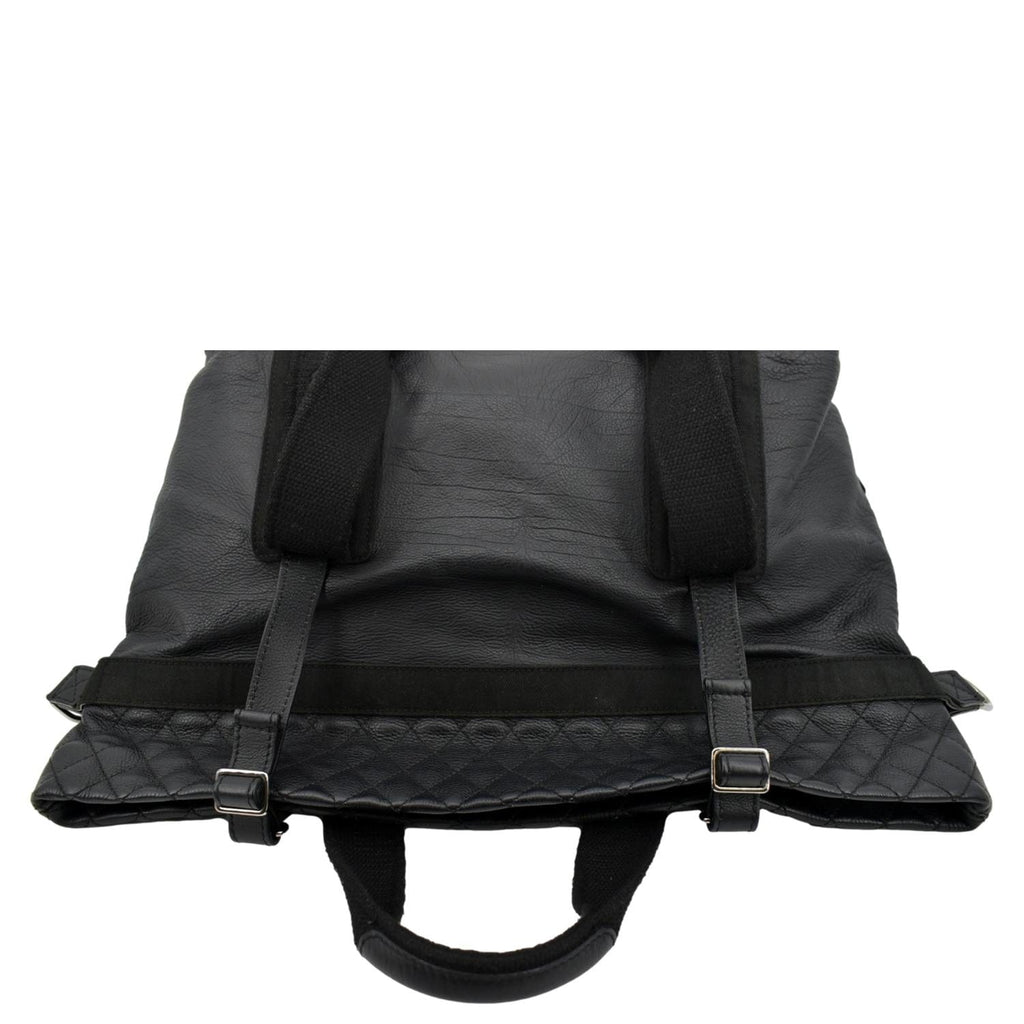 CHANEL 2way Leather Shoulder Bag Black
