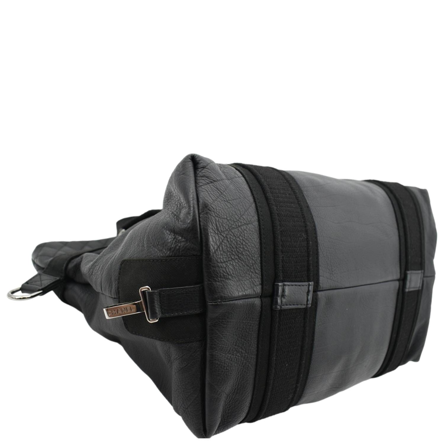 CHANEL 2way Leather Shoulder Bag Black