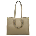 LOUIS VUITTON Onthego MM Giant Monogram Empreinte Leather Tote Shoulder Bag Tourterelle Beige