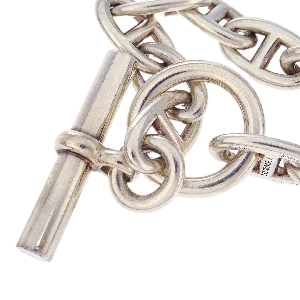 Hermes Chaine d'Ancre GM Bracelet Ag925 Silver