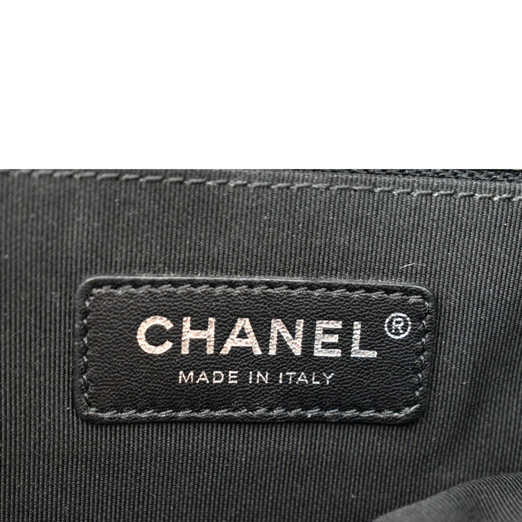 CHANEL Small Urban Spirit Quilted Lambskin Backpack Bag Black