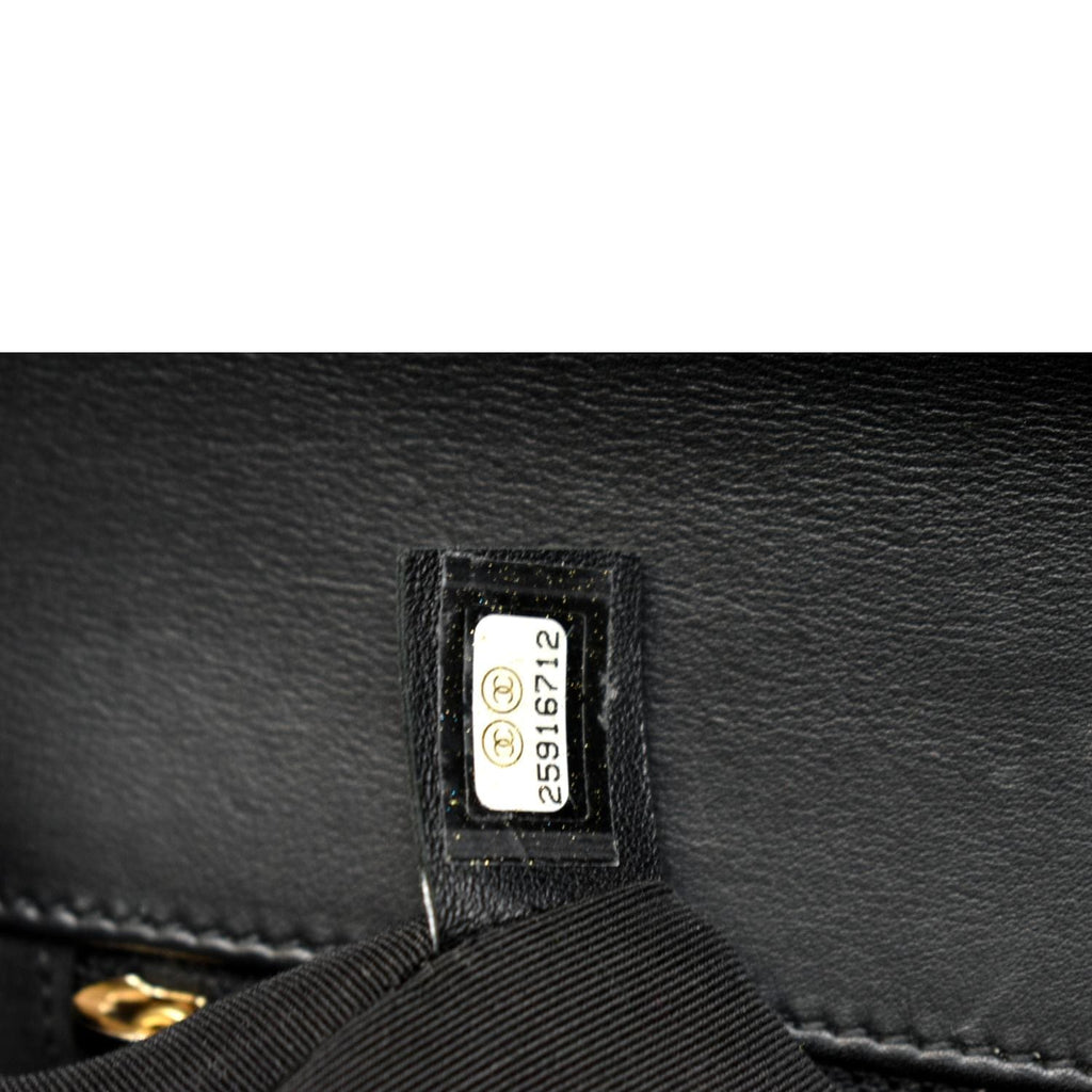CHANEL Medium Boy Flap Calf Leather Shoulder Bag Black