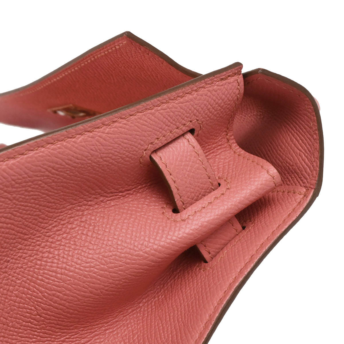 Hermes 2014 Flamingo Epsom Kelly 32 Sellier 2way Shoulder Handbag