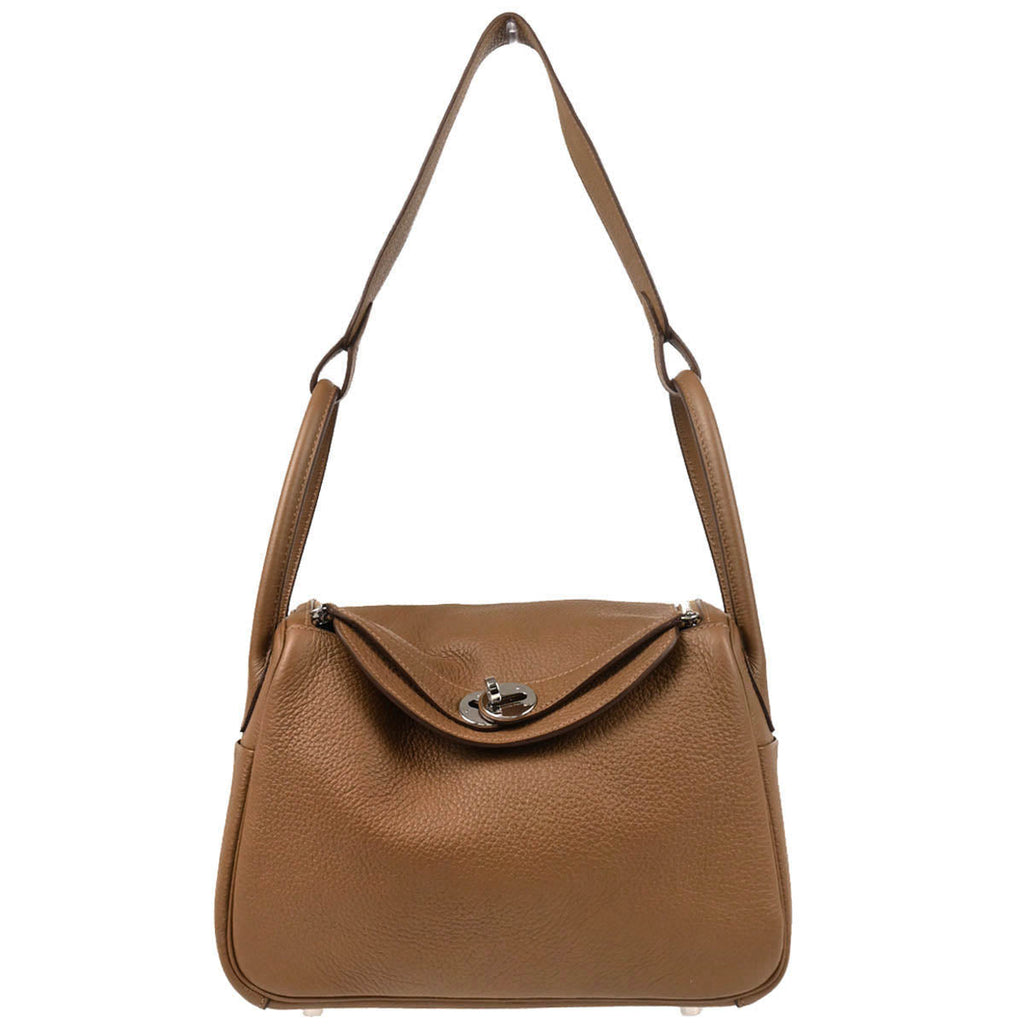 Hermes 2012 Alezan Taurillon Clemence Lindy 26 Shoulder Bag