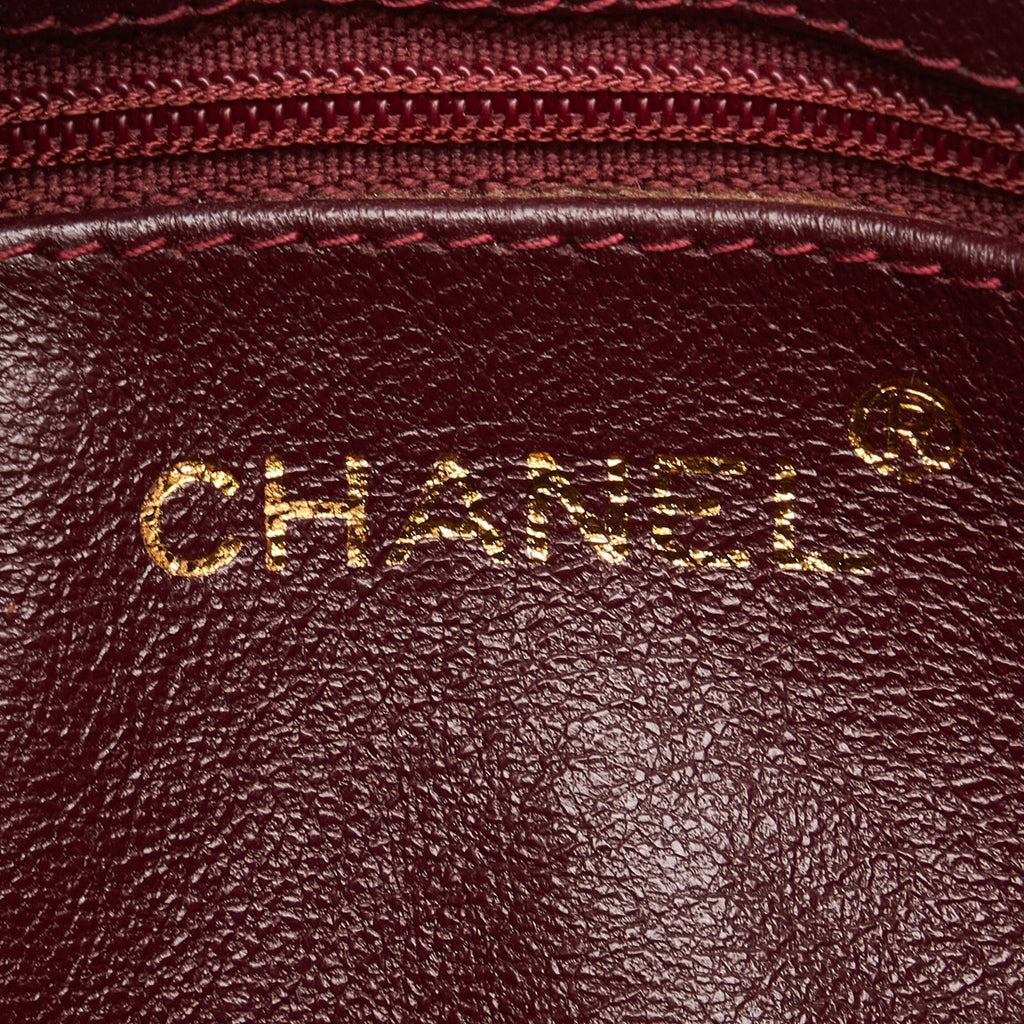Chanel Timeless Crossbody Bag Coral Orange Lambskin Gold