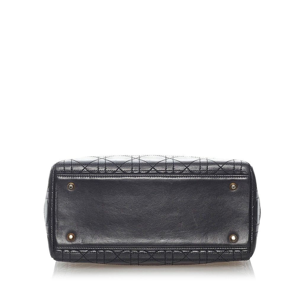 Dior Cannage Lady Dior Lambskin Leather Handbag (SHG-31012)