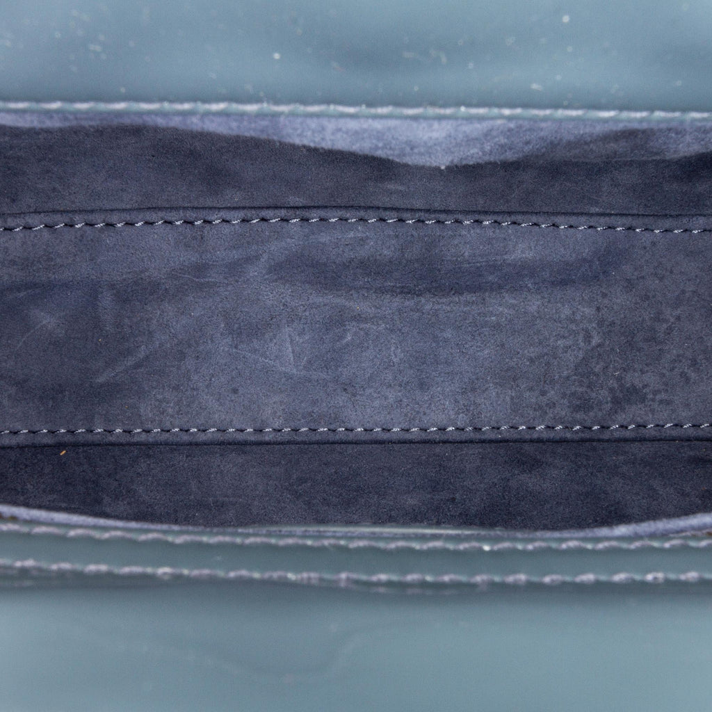 Dior Cannage Lady Dior Patent Leather Satchel (SHG-30911)