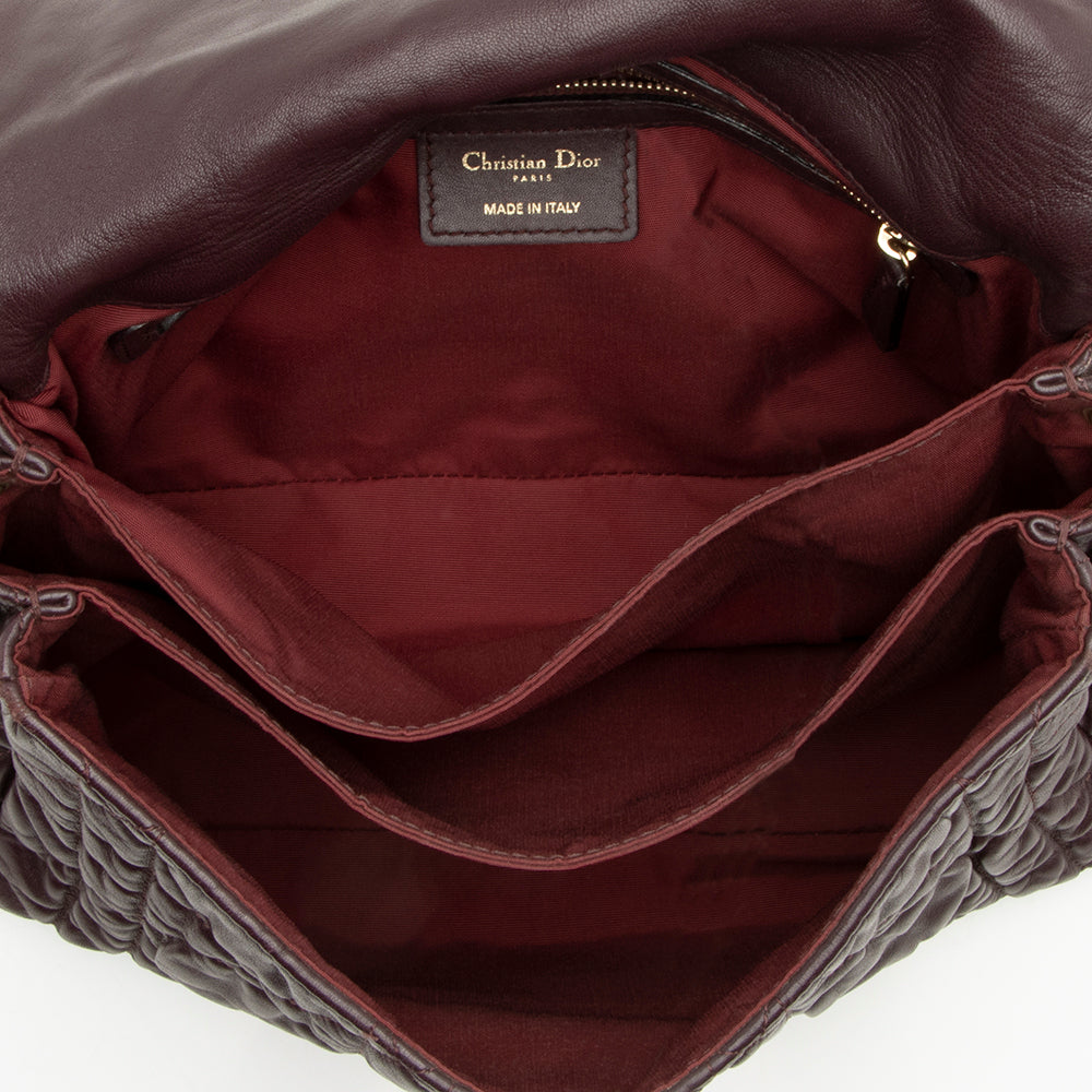 Dior Lambskin Large Flap Shoulder Bag (SHF-17526)