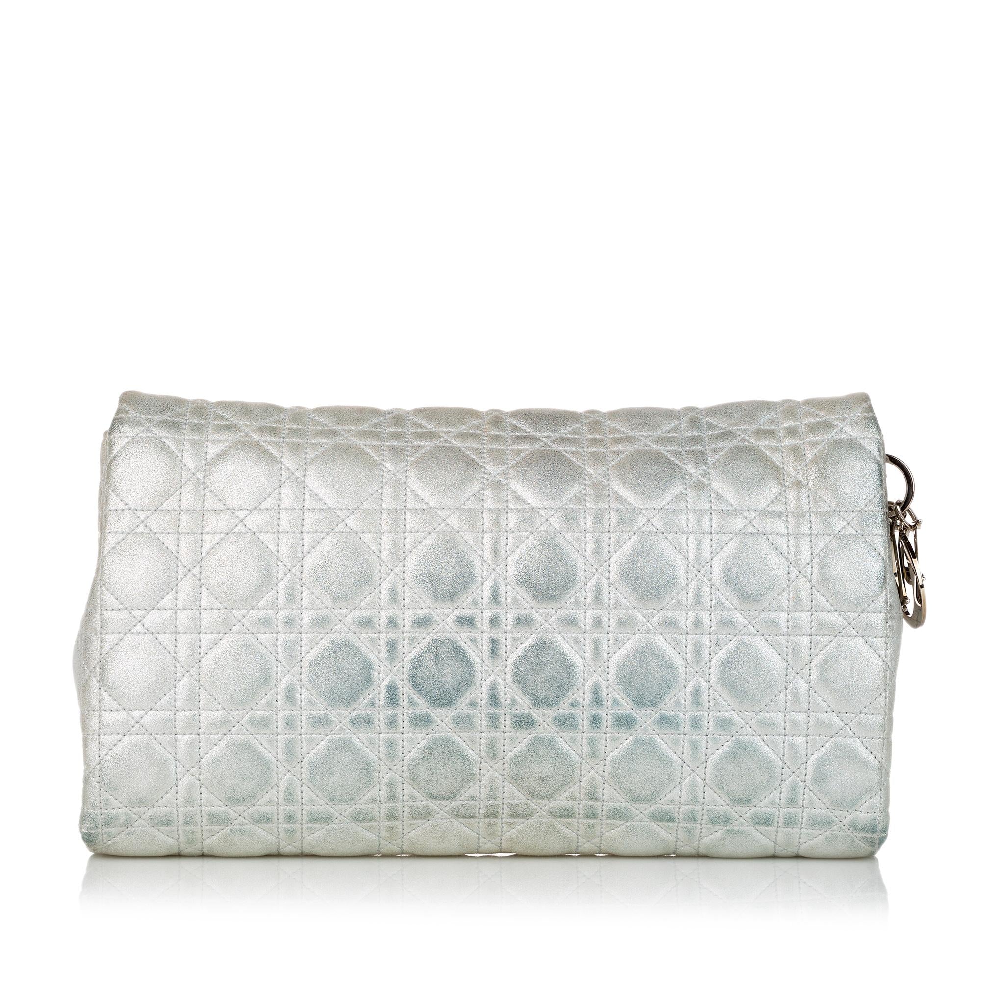 Dior Cannage Leather Clutch Bag (SHG-30477)