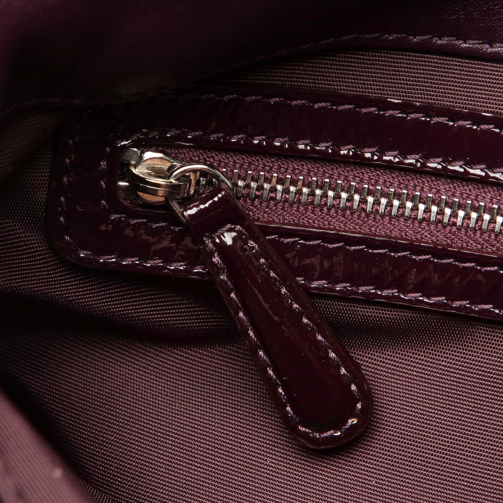 Dior Cannage Miss Dior Patent Leather Flap Bag (SHG-12889)