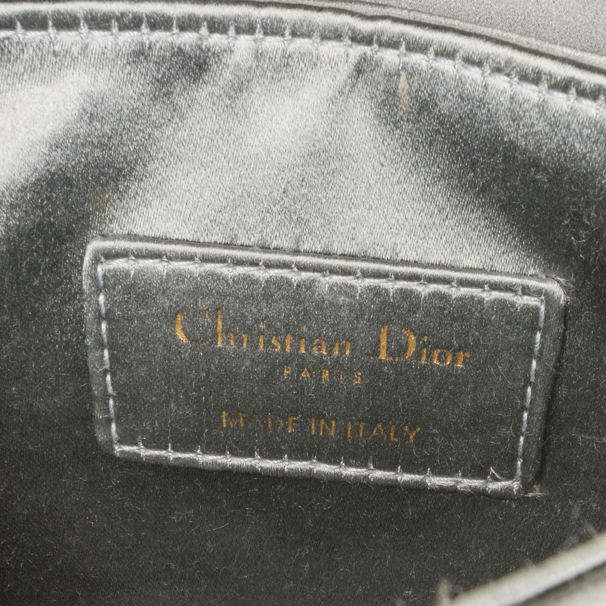 Dior Crystal Embellished Satin Saddle Bag (SHG-FnQ7MS)