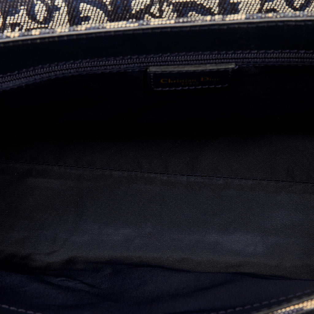 Dior Dior Oblique Double Saddle Shoulder Bag (SHG-Hd0Jmb)