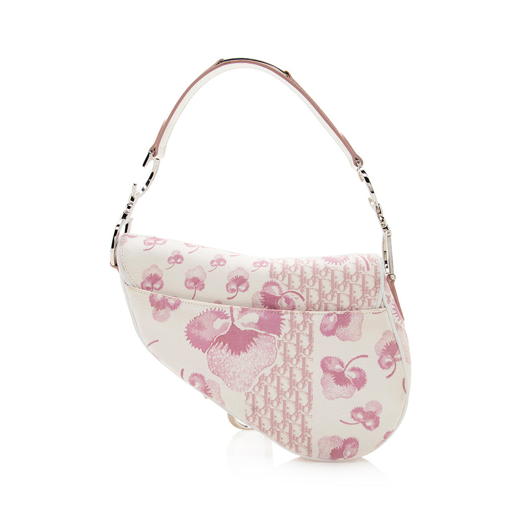 Dior Diorissimo  Flowers Saddle Shoulder Bag (SHF-20424)