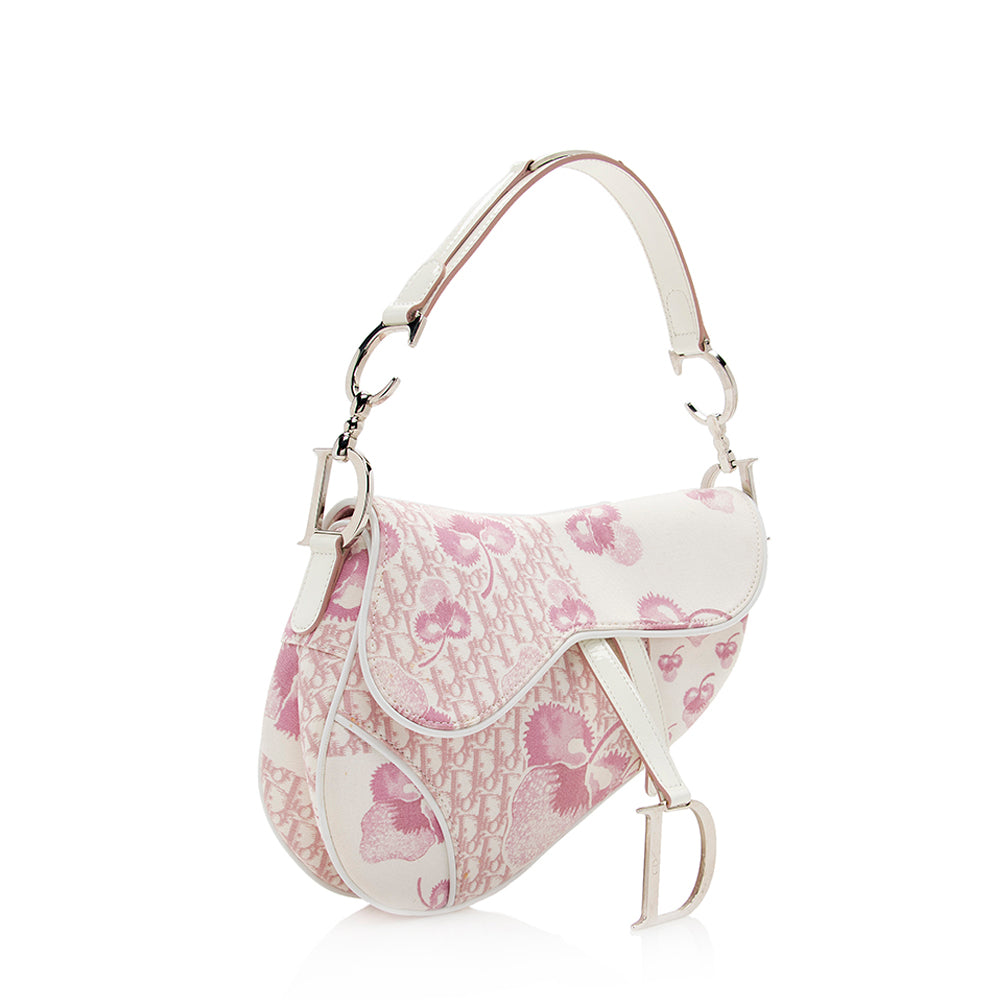Dior Diorissimo  Flowers Saddle Shoulder Bag (SHF-20424)