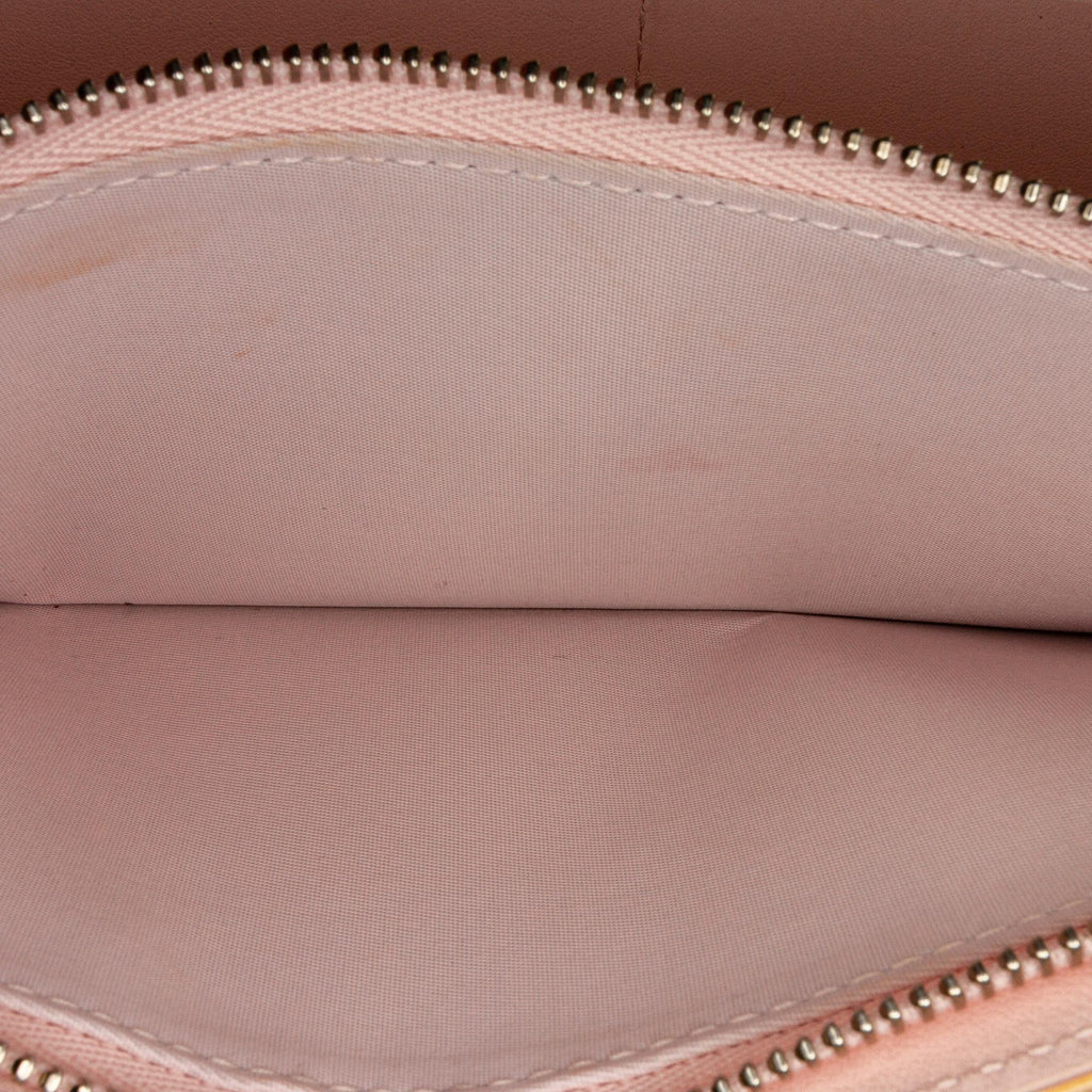 Dior Lady Dior Cannage Patent Wallet On Chain (SHG-WBRSVz)