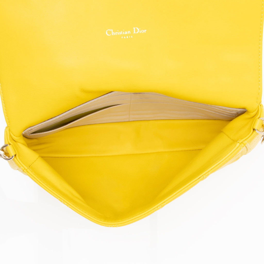Dior Lambskin Miss Dior Promenade Chain Pouch (SHF-23362)