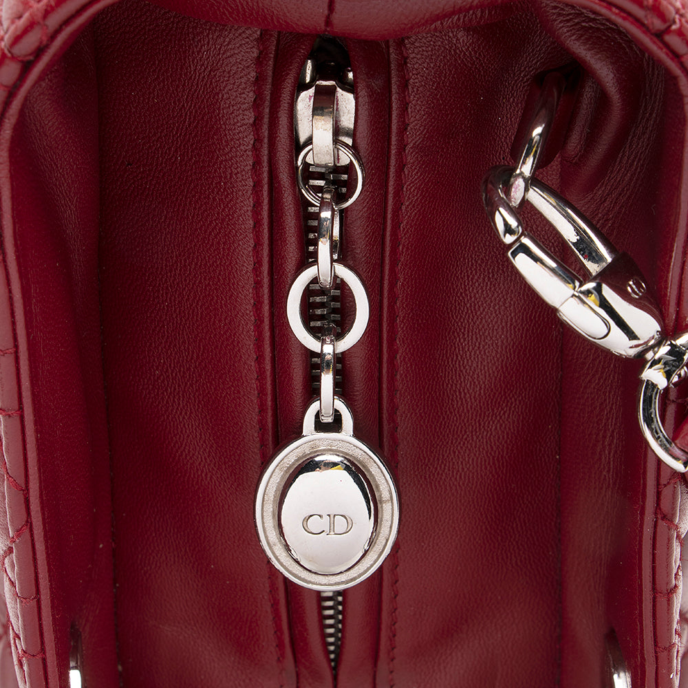 Dior Lambskin Lady Dior Extra Large Tote (SHF-17888)