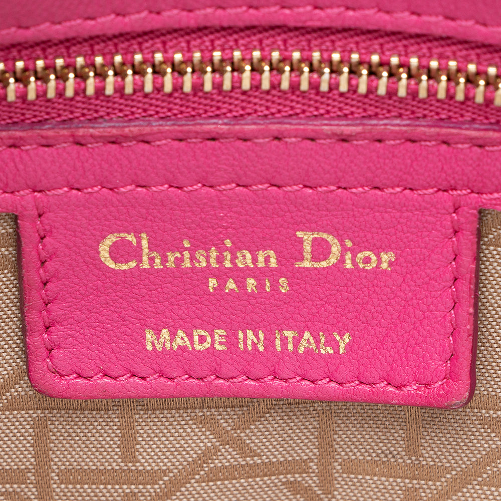 Dior Lambskin Lady Dior Large Tote - FINAL SALE (SHF-17599)