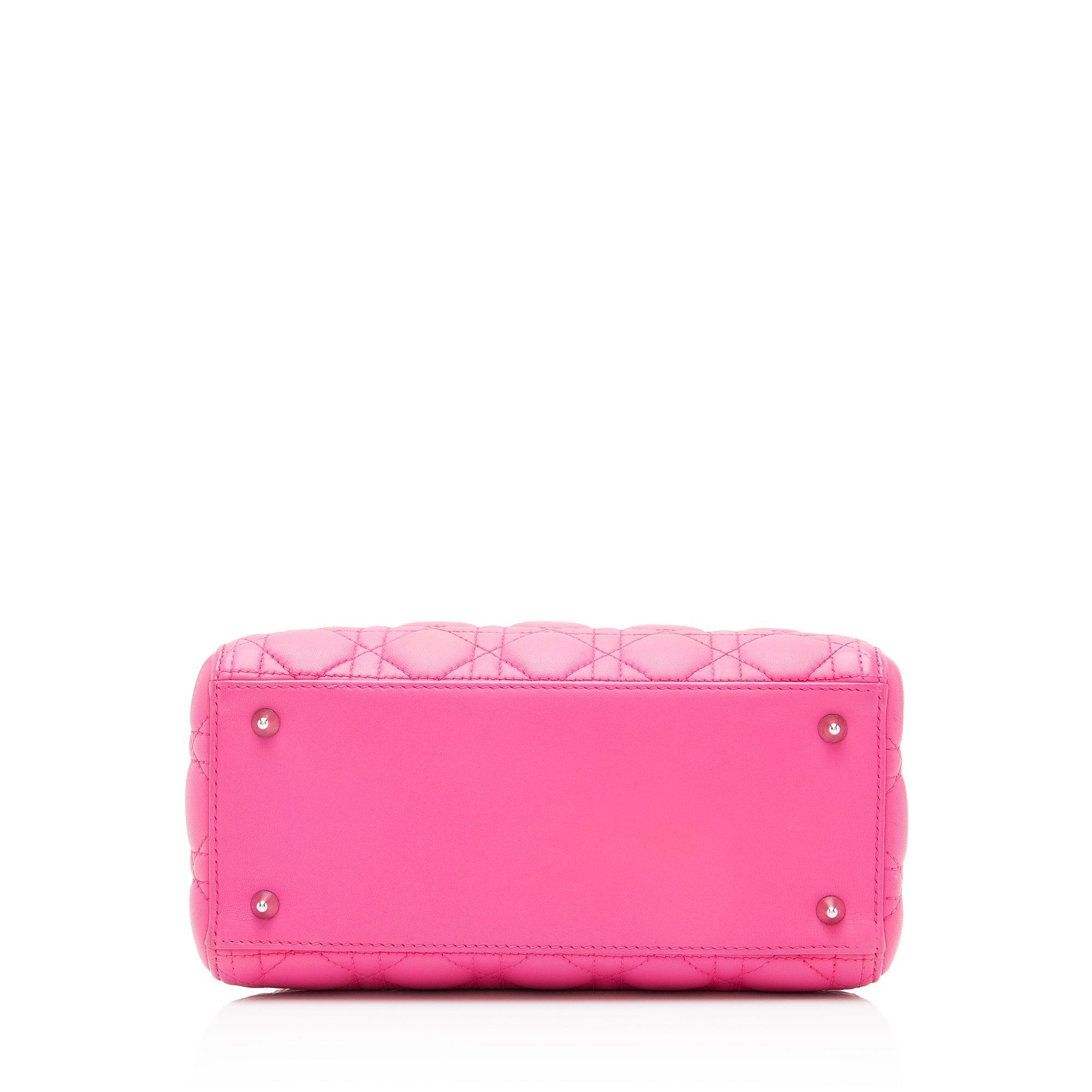 Dior Lambskin Lady Dior Medium Tote (SHF-uBEc2G)