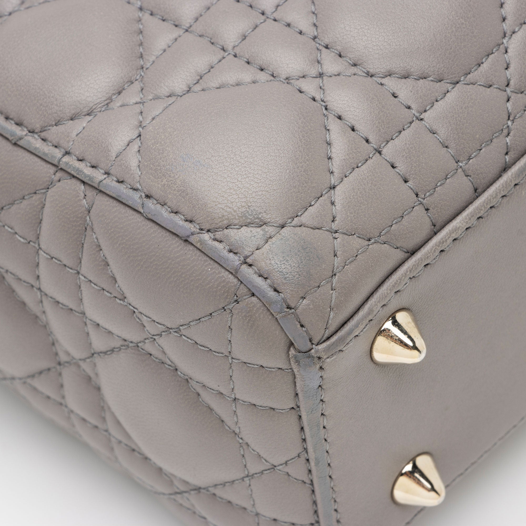 Dior Lambskin My ABCDior Small Lady Dior Tote (SHF-M3kW71)