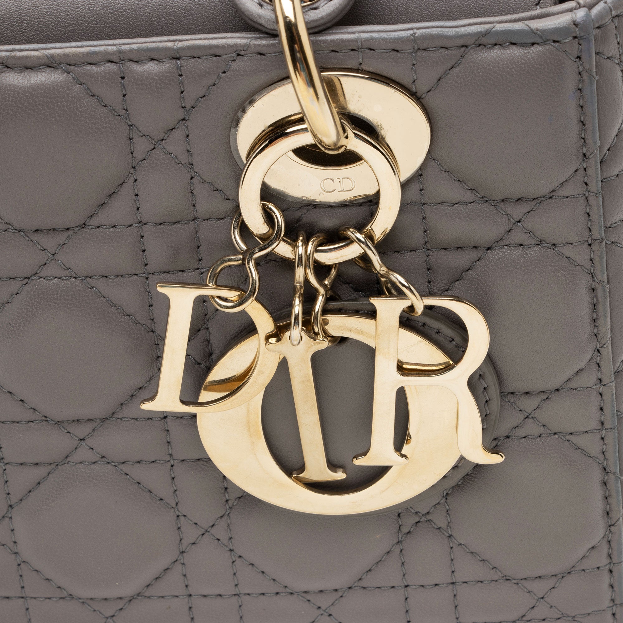 Dior Lambskin My ABCDior Small Lady Dior Tote (SHF-M3kW71)