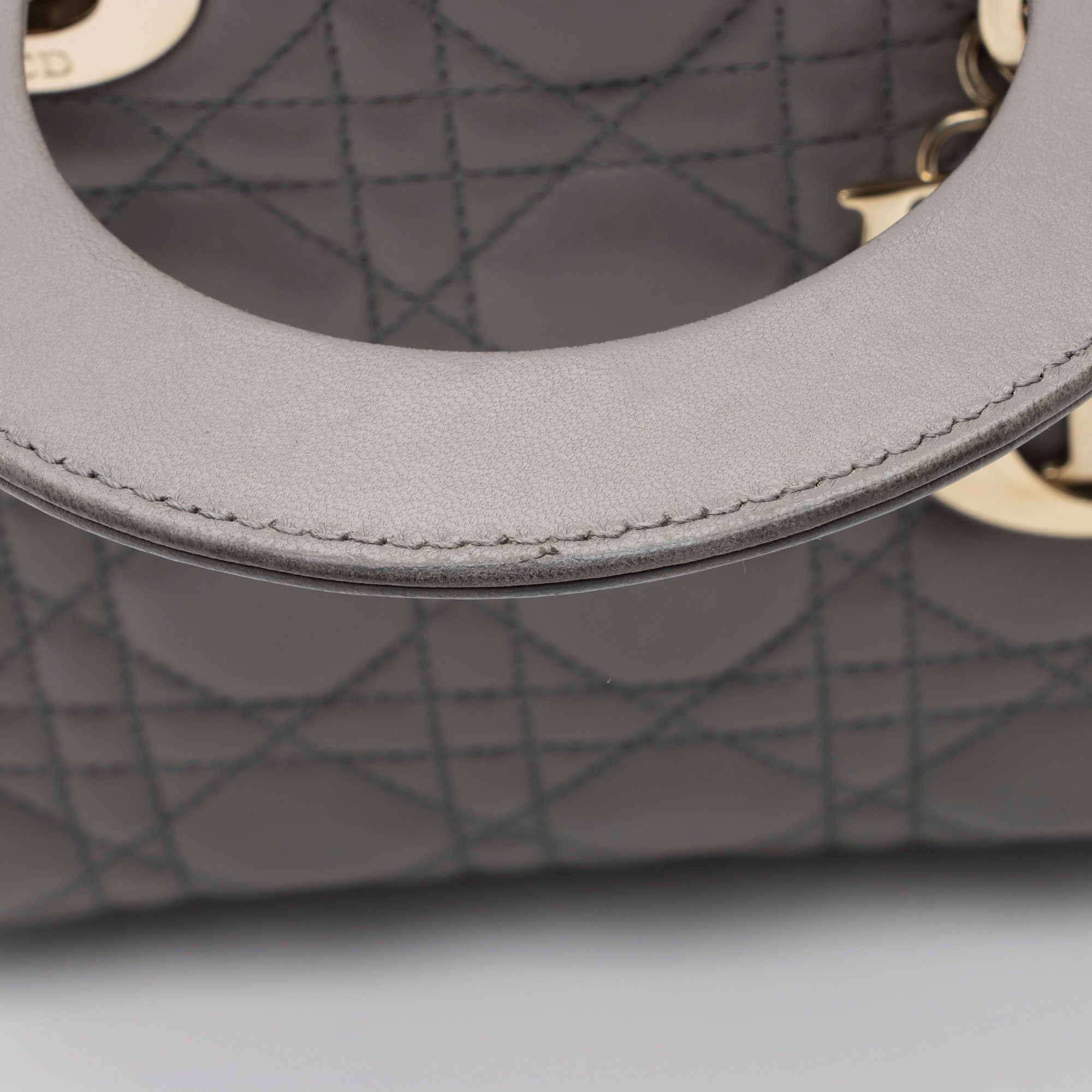 Dior Lambskin My ABCDior Small Lady Dior Tote (SHF-M3kW71)