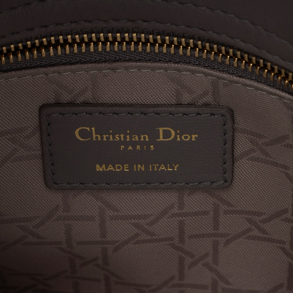 Dior Lambskin My ABCDior Small Lady Dior Tote (SHF-M3kW71)