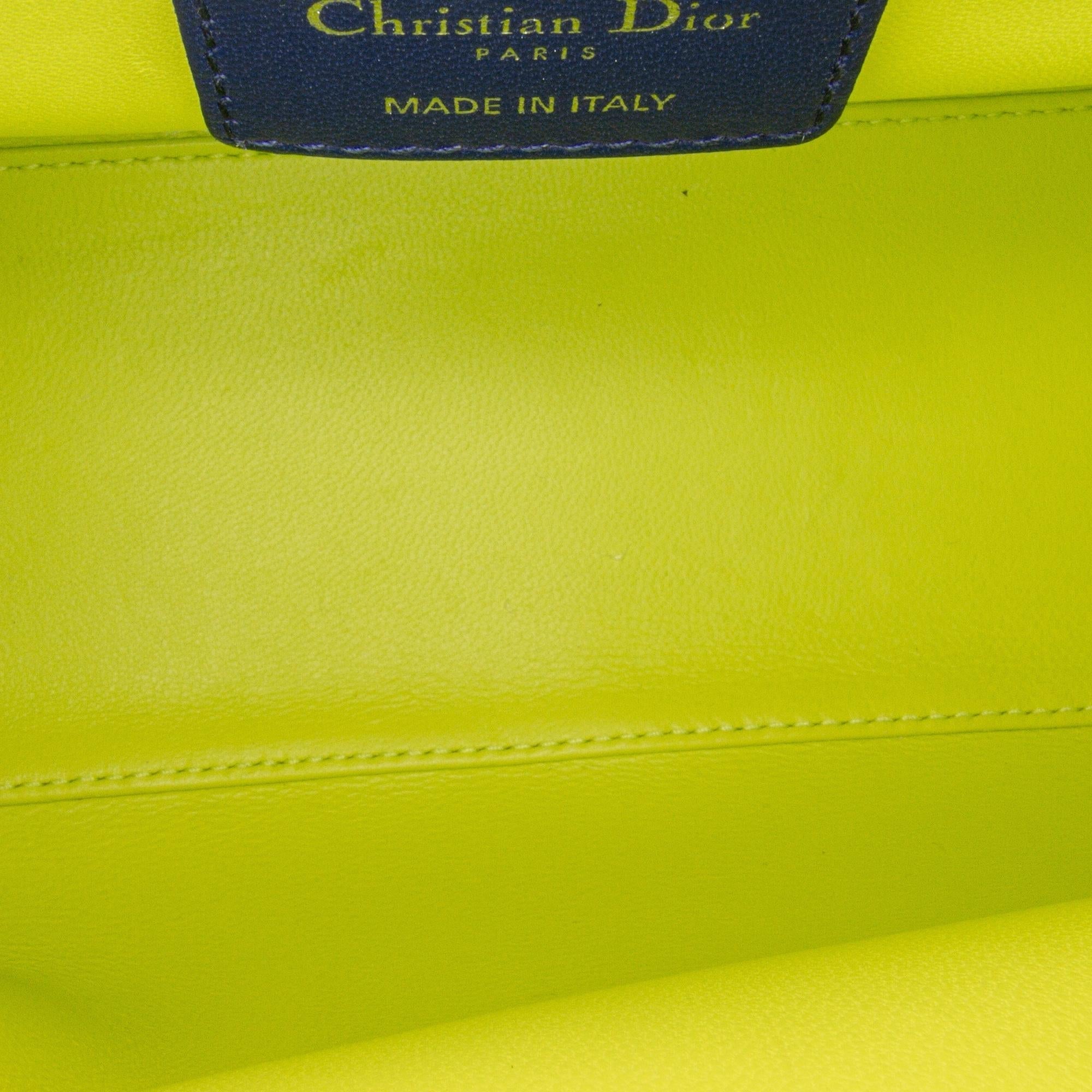 Dior Medium Cannage Lady Dior Lambskin Leather Satchel (SHG-34493)