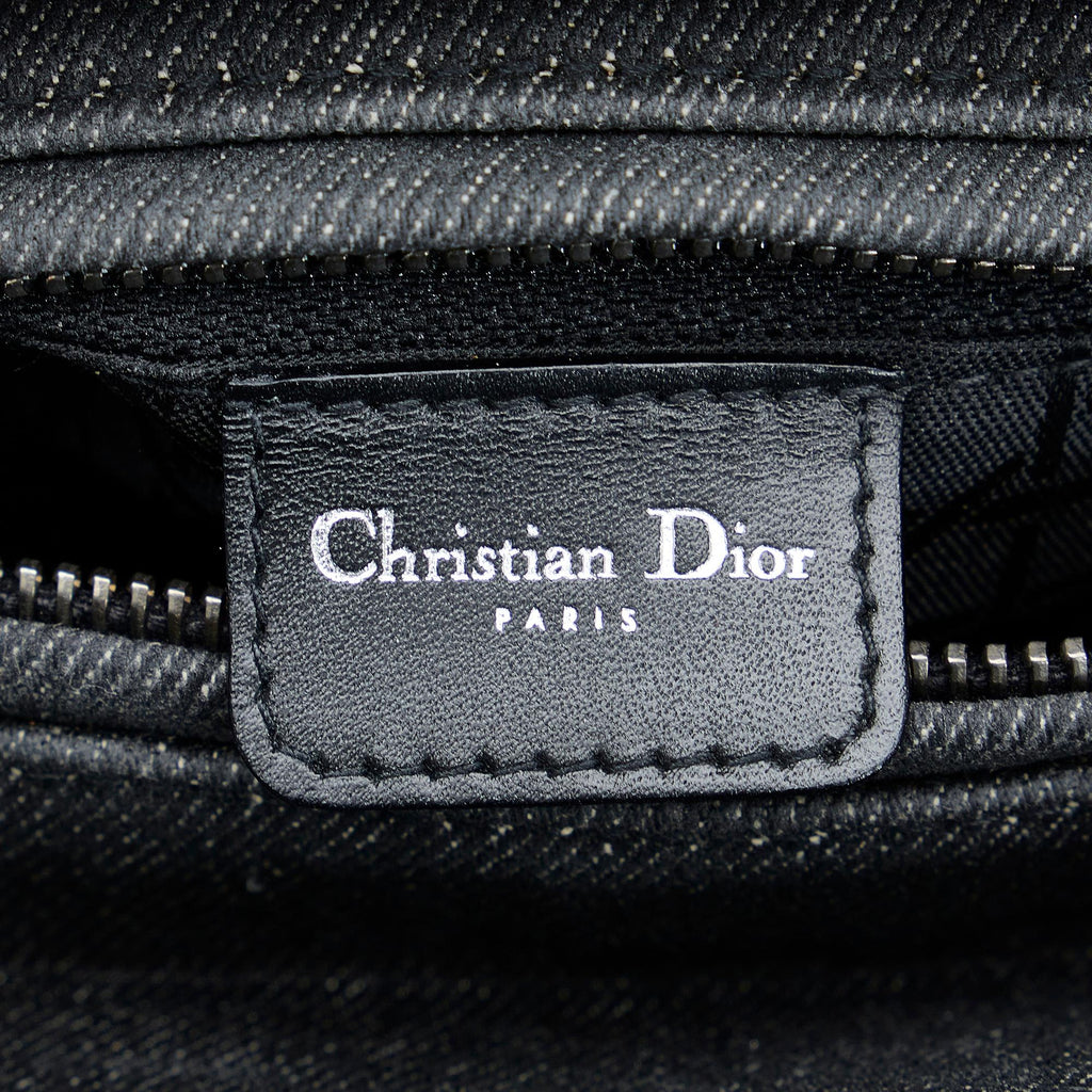 Dior Medium Studded Denim Lady Dior (SHG-8PByZn)