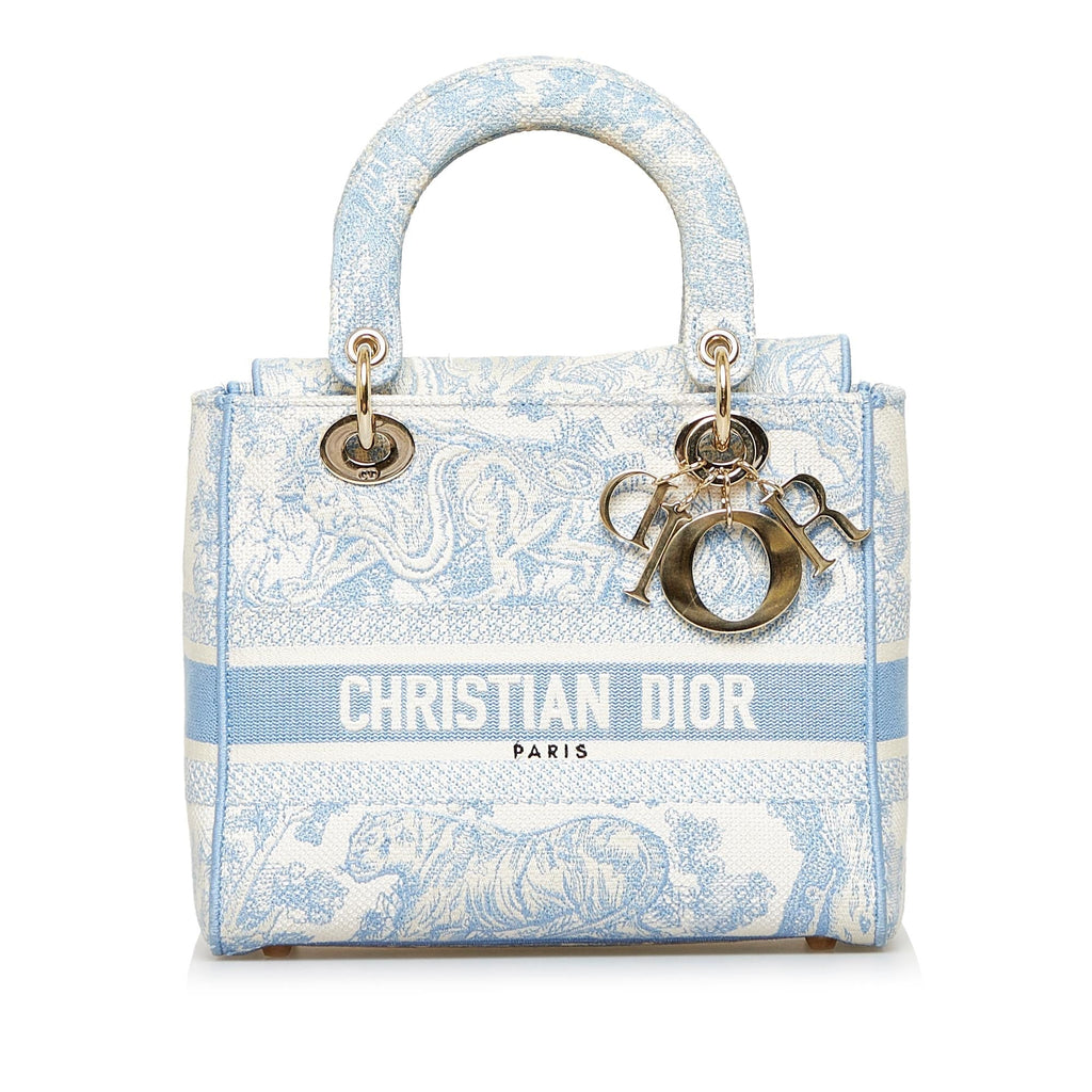 Dior Medium Toile de Jouy Lady D-Lite (SHG-P6Ypq6)