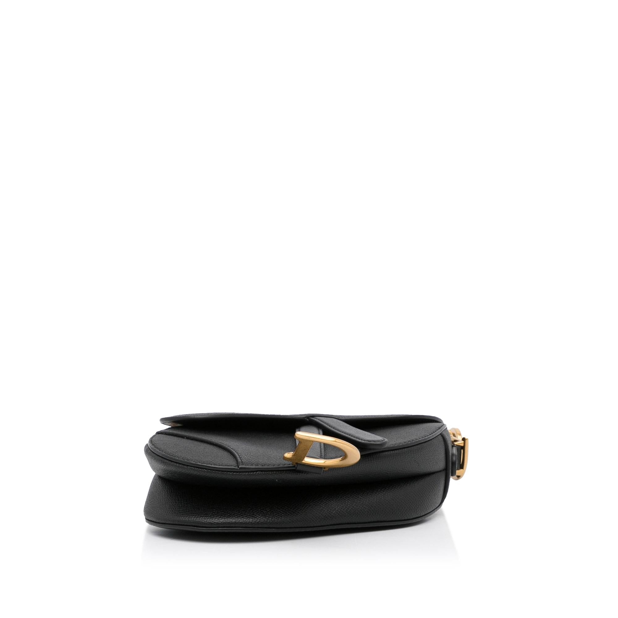 Dior Mini Leather Saddle (SHG-XuNhFg)