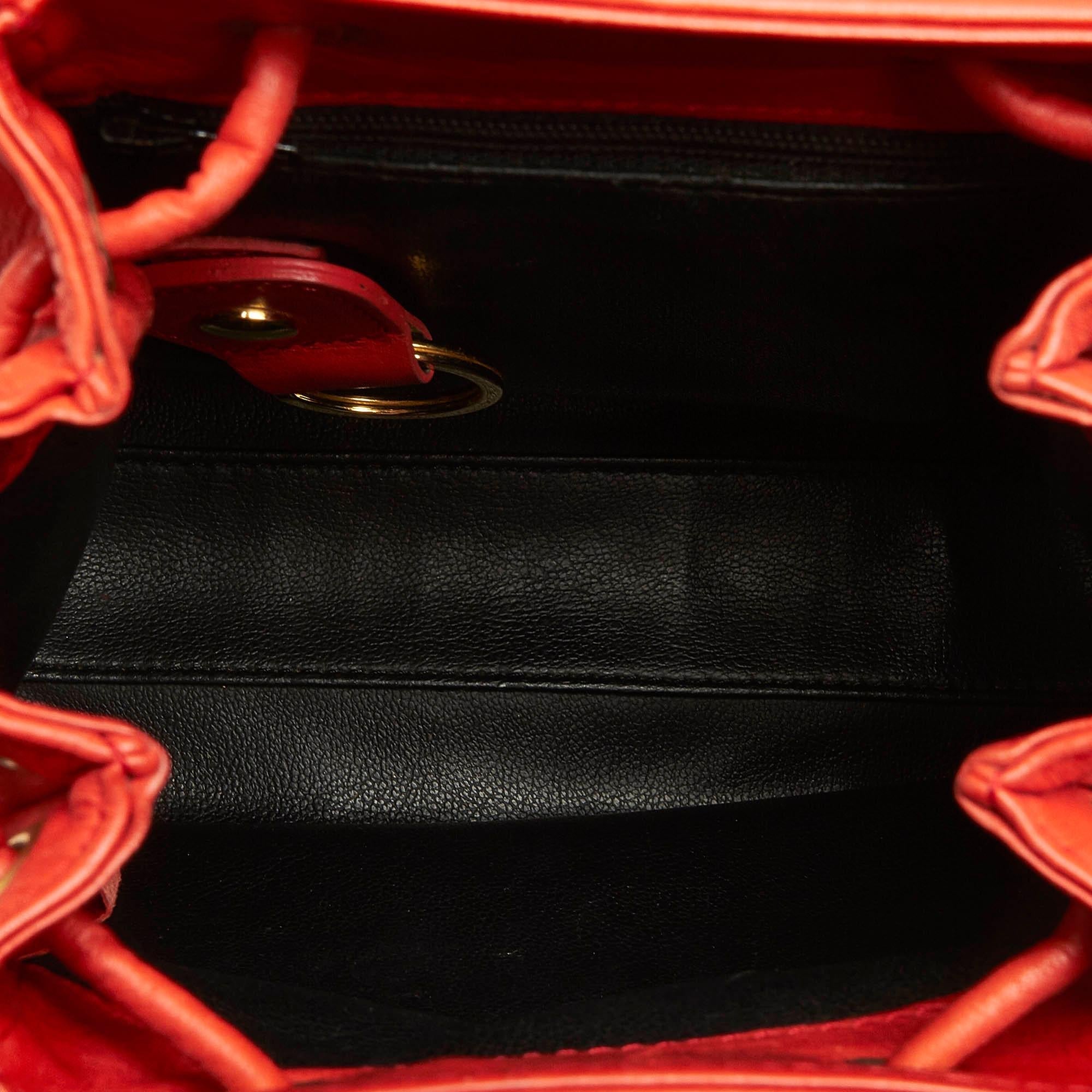 Dior Mini Logo Leather Backpack (SHG-16931)