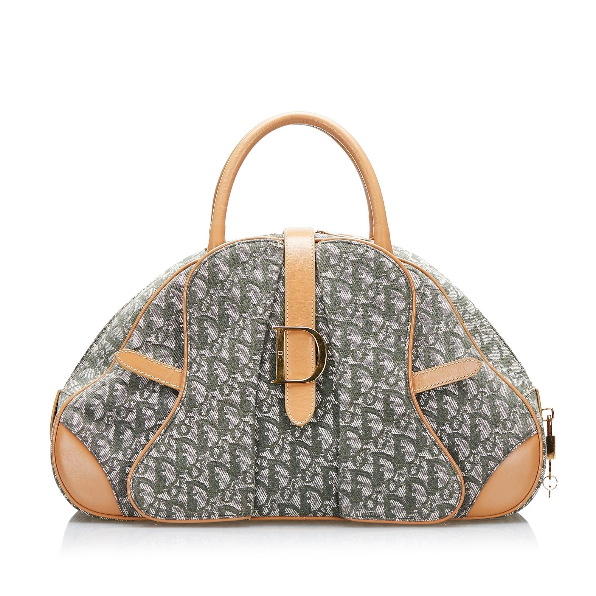 Dior Oblique Double Saddle Bowler (SHG-cL0nv0)