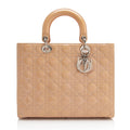 Dior Patent Leather Lady Dior Large Tote (SHF-22103)