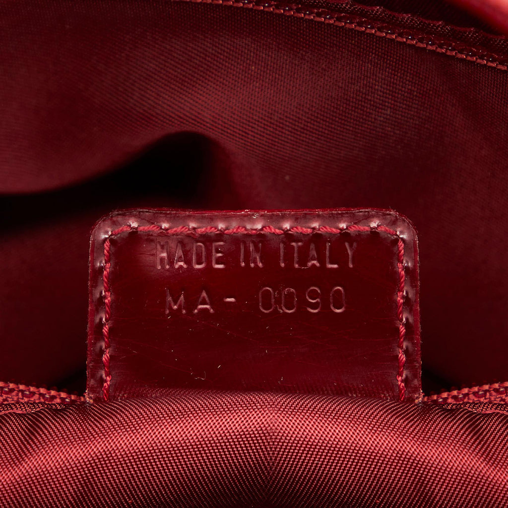 Dior Patent Leather Saddle Dome Handbag (SHG-28563)